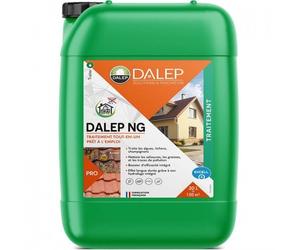 Traitement tout-en-un prêt à l'emploi Dalep NG - 30L - Fongicide avec hydrofuge intégré, anti-mousse, algues, lichens, champignons - Pour toitures, murs, terrasses, dallage