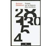 Richard Dedekind – Traités sur la théorie des nombres – Correspondance avec Lipschitz – Broché