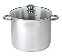 Traiteur 26 cm inox avec couvercle en verre - Baumalu - Argent - Inox Argent G