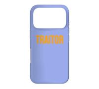 Traitor Humor for Halloween Holiday Events Coque pour iPhone 17 Pro