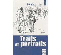 Traits et portraits - Forain - De Paris Eds Max Chaleil - broché - Guide