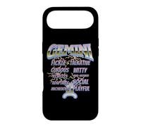 Traits Gémeaux Astrologie Astrologie Citation Rétro Coque pour iPhone Air