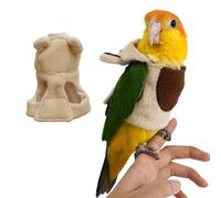 Traje Para Loro - Disfraz Divertido Con Capucha de OSO, Capa Acolchada y Cálida | Ropa de Cosplay Para Cacatúa, Conura, Periquito, Miná, Guacamayo, Mascota Para Fiestas, Fotos, USO Diario