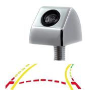 Trajectoire dynamique intelligente de voiture guide de déplacement ligne de stationnement vue arrière piste de recul caméra compatible avec moniteur DVD caméra de vision nocturne (couleur : noir