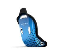 Trak Racer Siège de Course Fixe Hybride TRX, livrée Alpine 2023, siège baquet Formula GT en Fibre de Verre avec Fentes pour Harnais, siège Uniquement, prêt pour Montage latéral