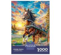 Trakehner Puzzle 1000 Pièces, Puzzles Difficiles, Adaptés Aux Adultes Et Aux Enfants, Jeu De Défi Intellectuel 38x26cm/1000pcs