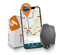 TRAKmy Mini Noir - Traceur GPS Professionnel - Autonomie 3 Ans - Tracker sans Recharge ni Câblage - Installation Rapide - Suivi Discret et Précis pour Voiture, Moto, Remorque, Bateau, Chantier