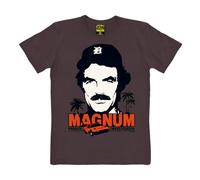 TRAKTOR Logoshirt® I I Magnum P.I. I T-Shirt imprimé I Femme & Homme I Manches Courtes I Gris I Design Original sous License I Taille XXL