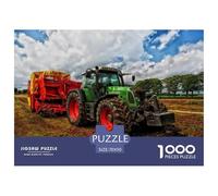 Traktor Puzzle 1000 Teile Erwachsenenpuzzle Geschicklichkeitsspiel Für Die Ganze Familie Intellektuelles Herausforderungsspiel 70x50cm/1000pcs