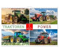 Traktoren Power (Wandkalender 2026 DIN A4 quer), CALVENDO Monatskalender: Maschinen, die die moderne Landwirtschaft antreiben.