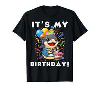 Tralalero Italian Brainrot It's My Birthday Funny Meme. T-Shirt
