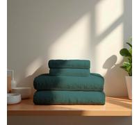 TRAMAS+ Lot de 6 Serviettes Premium 700 g, 100% Coton, 4 Serviettes 50x100 cm et 2 Serviettes de Bain 70x140 cm, Extra Douces, à séchage Rapide et très absorbantes - Vert Menthe