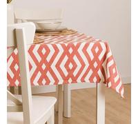 TRAMAS+ Nappe Rectangulaire Antitache Lavable, 140x200cm, Nappe pour Salle à Manger, Nappe Rectangulaire pour l'Extérieur - NELA Caldera