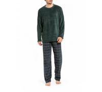 TRAMAS+ Pyjama pour Hommes | Doux, Confortable et Parfait pour la Maison | Pyjama en Polaire Corail Chaud pour l'hiver | Ensemble de Pyjama idéal en Tant Que Cadeau