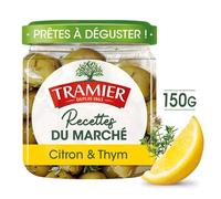 Tramier Olives recettes du marché citron et thym 150g