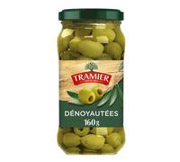 TRAMIER Olives vertes dénoyautées natures - 160 g