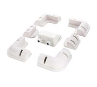 TRAMILY Lot de 7 supports de montage pour panneau solaire sans perçage pour cadre en bois, caravanes, camping-cars, bateaux, abris de jardin, caravanes, capot, blanc