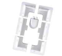 Tramily - Lot de 7 supports de panneau solaire en ABS blanc pour camping-car, toit plat, camping-car, camping-car, caravane, installations résistantes aux UV - Blanc