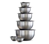 Tramontina 80202/507DS Mixing Bowls, 14 Pc, Gray