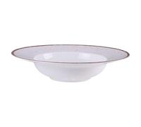 Tramontina - Assiette à pâte ronde ornée porcelaine 27 cm Rustico.
