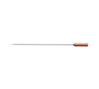 Tramontina - Brochette large Churrasco. 1pc. Inox et bois 75cm.