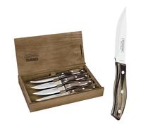 Tramontina Churrasco Rio Grande Lot de couteaux à steak en acier inoxydable et bois Marron
