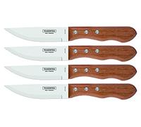 Tramontina - Couteaux à steak Dynamic Jumbo 4pcs. Inox et bois
