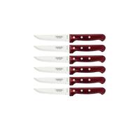 Tramontina - Couteaux à steak Gaucho. 6pcs inox et bois.