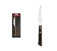 Tramontina - Couteaux à steak Spanish. 6pcs inox et polywood marron.