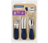 Tramontina Couverture de table avec couvercle en acier inoxydable/polypropylène bleu Ipanema TRAMON