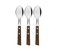 Viscio Trading 178731 Cuillère Tradicional, Acier, Marron, Lot de 3, 3 unités