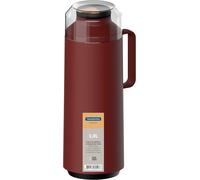 Tramontina Exata 1L Thermos Isotherme Rouge Verre Intérieur 61637/106