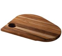 Tramontina Folium Planche de service, planche à découper, teck, FSC, particulièrement durable, unique, planche à pain, antipasti, amuse-bouches, entrées