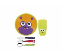 Tramontina Lirous Ensemble Enfants 5 Pièces (Assiette, Tasse, Cuillère, Fourchette, Couteau) 23797/0