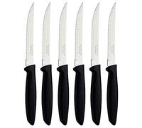 Tramontina Lot de 6 couteaux à fruits/tomates (noir, pointe pointue)