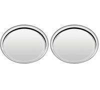 Tramontina - Plateau de Service Rond Buena Ø35cm en INOX - Élégance Durable, Finition Lisse, idéal pour Servir avec Style. Parfait pour Les Occasions spéciales, résistant et Facile à Nettoyer.