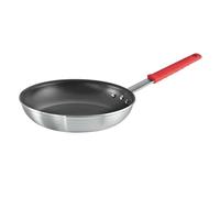 Tramontina Poêle à frire anti-adhésive avec poignée amovible en silicone rouge pour plaques électriques, gaz et vitrocéramiques, 25 cm, 1,9 l, 27803601