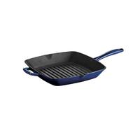 Tramontina Poêle à Frire Gril Bestow en Fonte Émaillée Bleu 27 cm 2,3 L