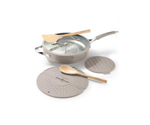 Tramontina Poêle Multifonction en Aluminium avec Couvercle Latte 30 cm