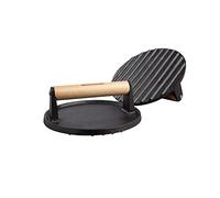 Tramontina Presse à Griller Ronde en Fonte pré-enduite 17 cm