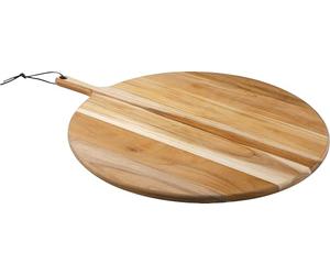 Tramontina Provence Planche à pizza, plateau de service, Ø 40 cm, bois de teck, durable