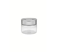 Tramontina Purezza Bocal en Verre Transparent avec Couvercle en Acier Inoxydable 10 cm Capacité 0,4 l