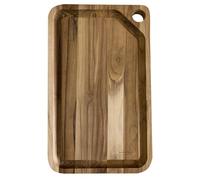 Tramontina - TRAMONTINA- Planche à Découper Kitchen 49x28x1,8cm en Bois de Teck FSC - Rigole à Jus pour viande. Qualité Premium, Durable et Écologique. Parfaite pour Préparer et Servir.