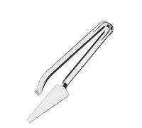 Tramontina Utility 63800/862 All Stainless Steel Tongs Pizza Server, 11.0 inches (28 cm), Mirror Finish Stainless Steel, Durable, Hygienic, Versatile Tool, Dishwasher Safe, Made in Brazil