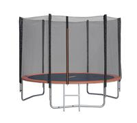 Trampoline Ø 2,44 M Avec Filet De Sécurité Et Échelle Pour Enfants Noir TU