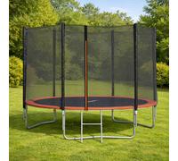 Trampoline Ø 3,05 M Avec Filet De Sécurité Et Échelle Pour Enfants Noir TU