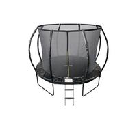 Trampoline 10Ft ø 305cm noire avec Echelle, Protection et Filet de sécurité