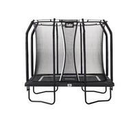 Trampoline 153 x 214 cm Edition Premium Noire rectangulaire avec filet de sécurité