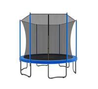 Trampoline Ø244cm - Charge maximale 80kg - Cadre en acier galvanisé - Filet de sécurité résistant