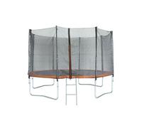 TRIGANO Trampoline avec filet de sécurité et échelle 366 cm